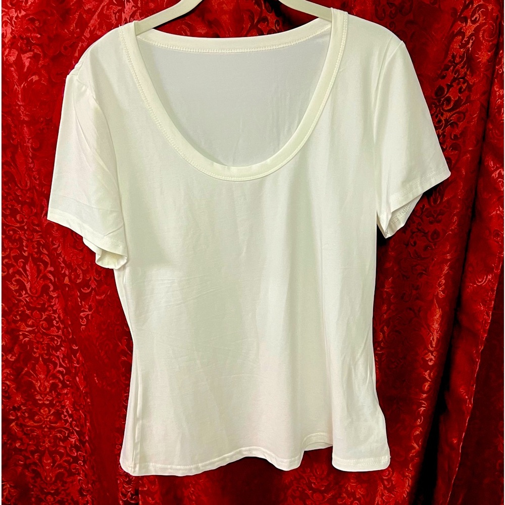 White Strechy Shirt